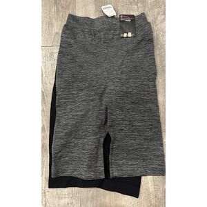 New Set Of 2 High Waisted Body Shaper Boyshorts Tummy Control Waist Slimming Med